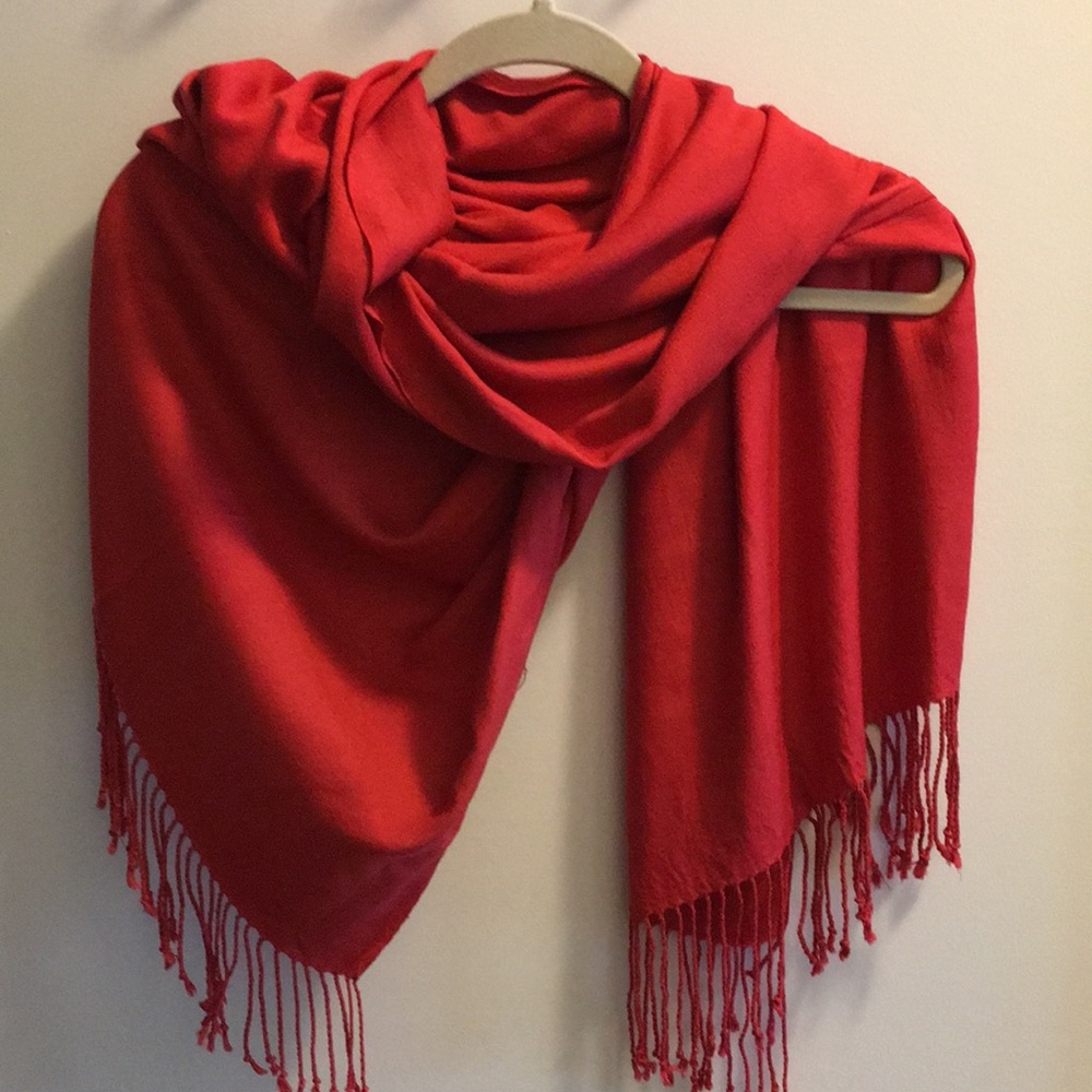 Red  Pashmina Shawl